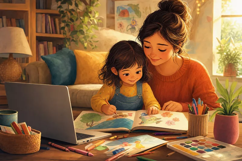 Spoločná tvorba knihy: quality time s vaším dieťaťom