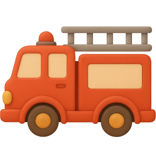 Osobná kniha pre deti o hasičoch plná odvahy a fantázie