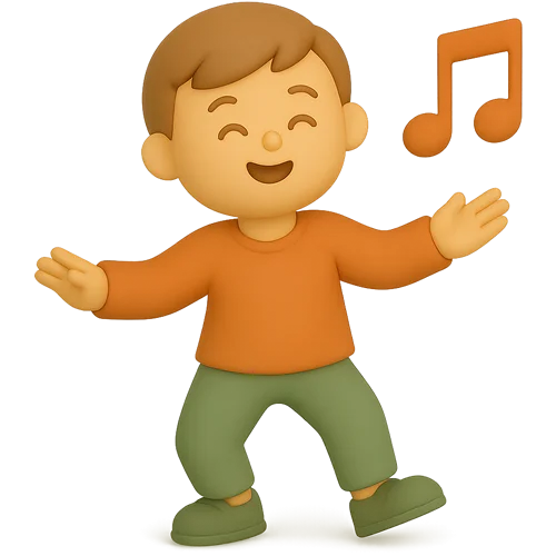 Osobná kniha pre deti o tanci plná radosti a fantázie