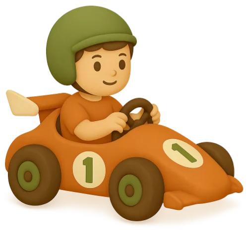 Personalizovaná detská kniha o pretekoch plná rýchlosti a fantázie