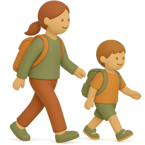 Personalizovaná detská kniha o kúzle cesty do školy