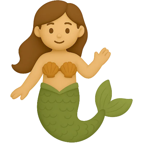 Osobná kniha pre deti o magických morských pannách