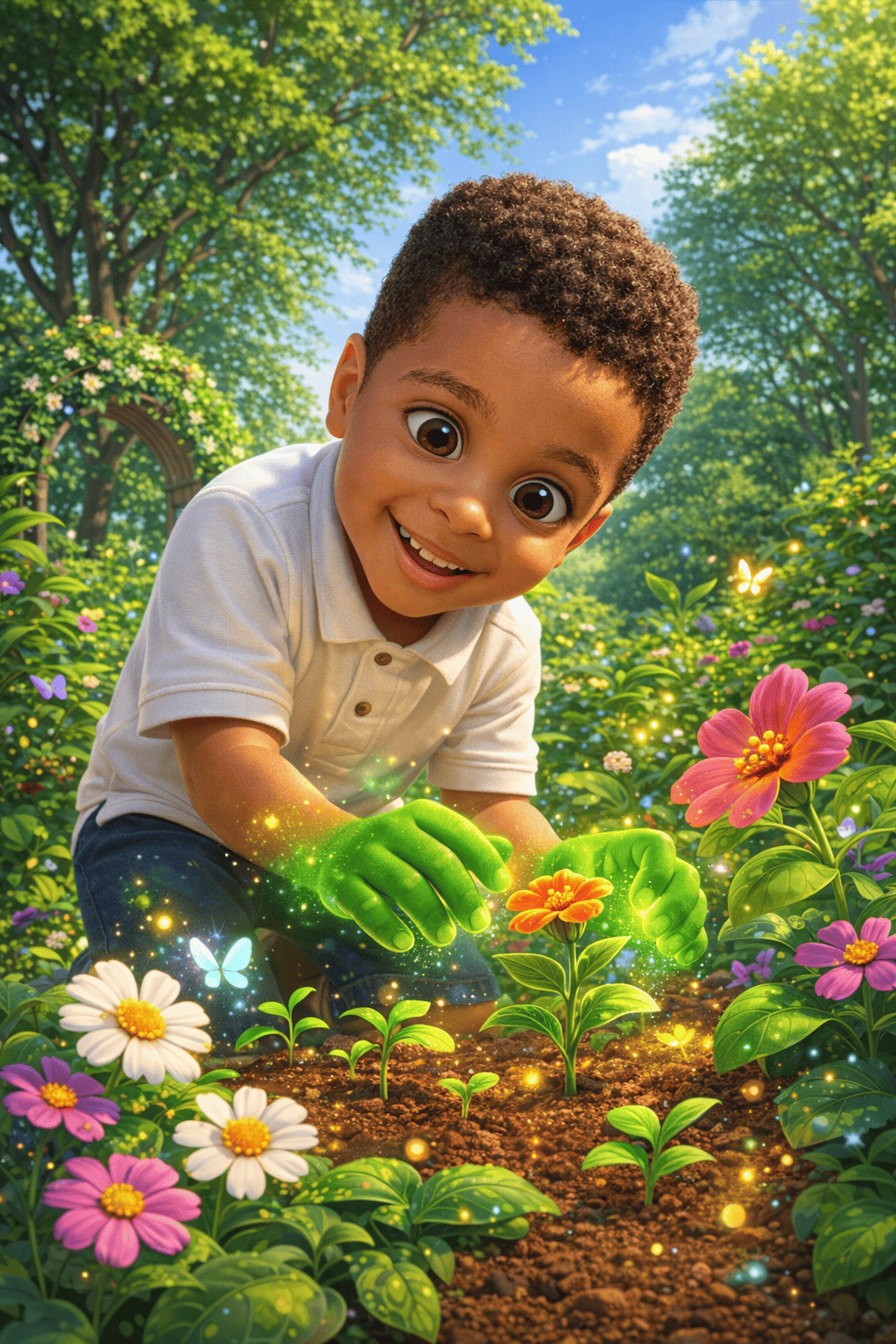 Ilustrácia pre Zelené prsty   malé zázraky