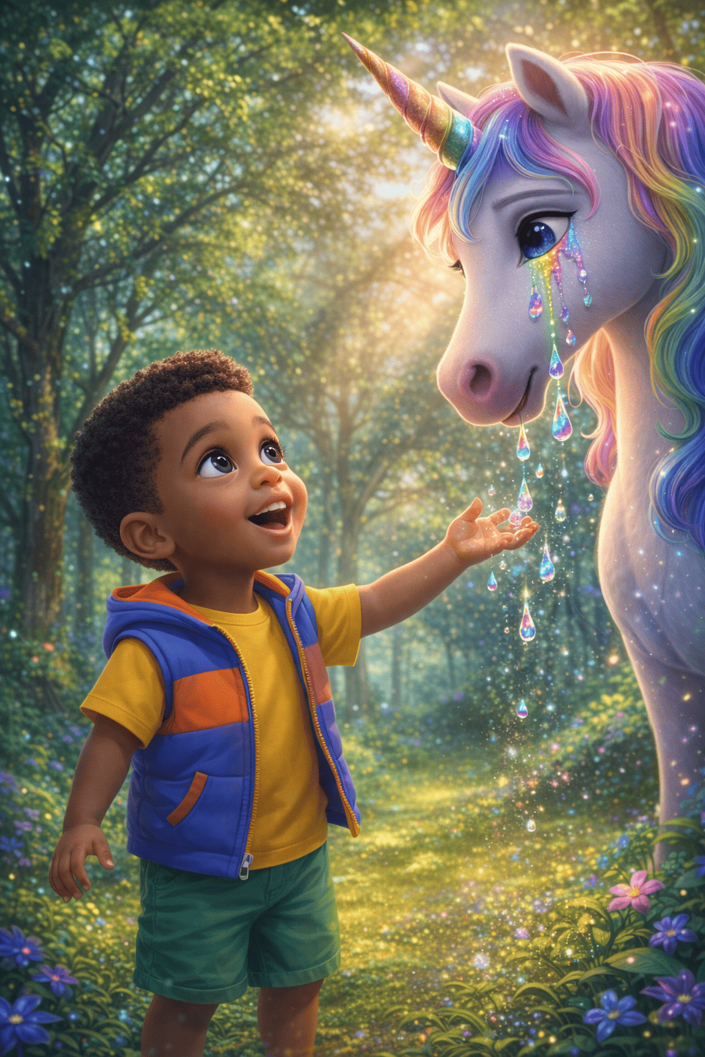 Dúhové slzy jednorožca