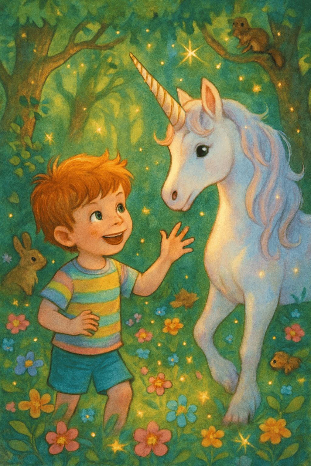 Ilustrácia pre Kúzlo jednorožca