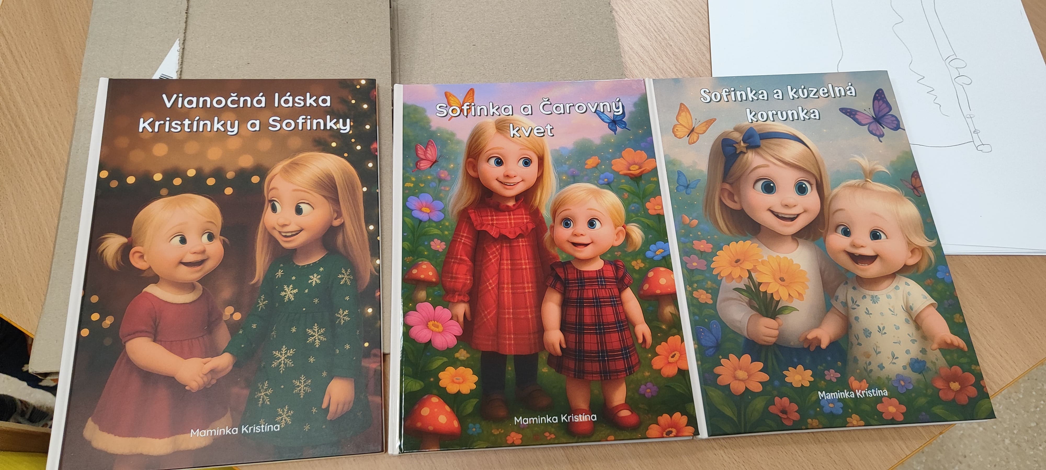 Fotografia personalizovanej detskej knihy od Kristína
